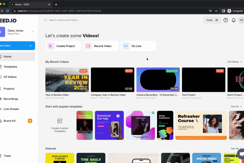 VEED.IO: AI-Powered Video Editing
